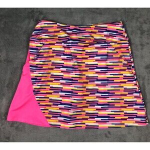 Birdies And Bows Skort Womens Size Small Geometric Pocket Golf Tennis Pickleball